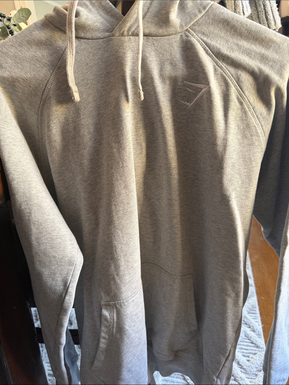 Gymshark Men's Gray Pullover Hoodie